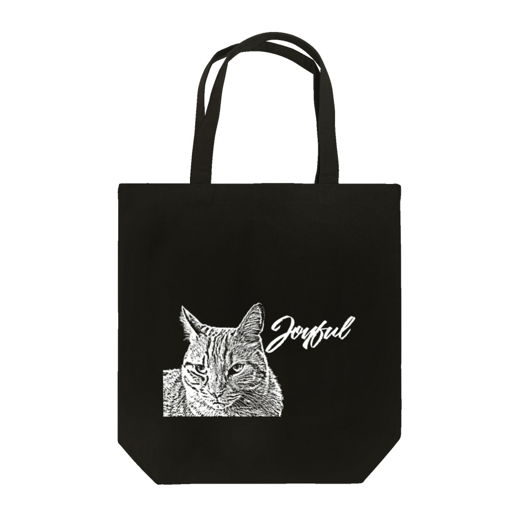 .JUICY-SHOP. | JOYFULのJOYFUL | Sphinx Cat | Positive white Tote Bag