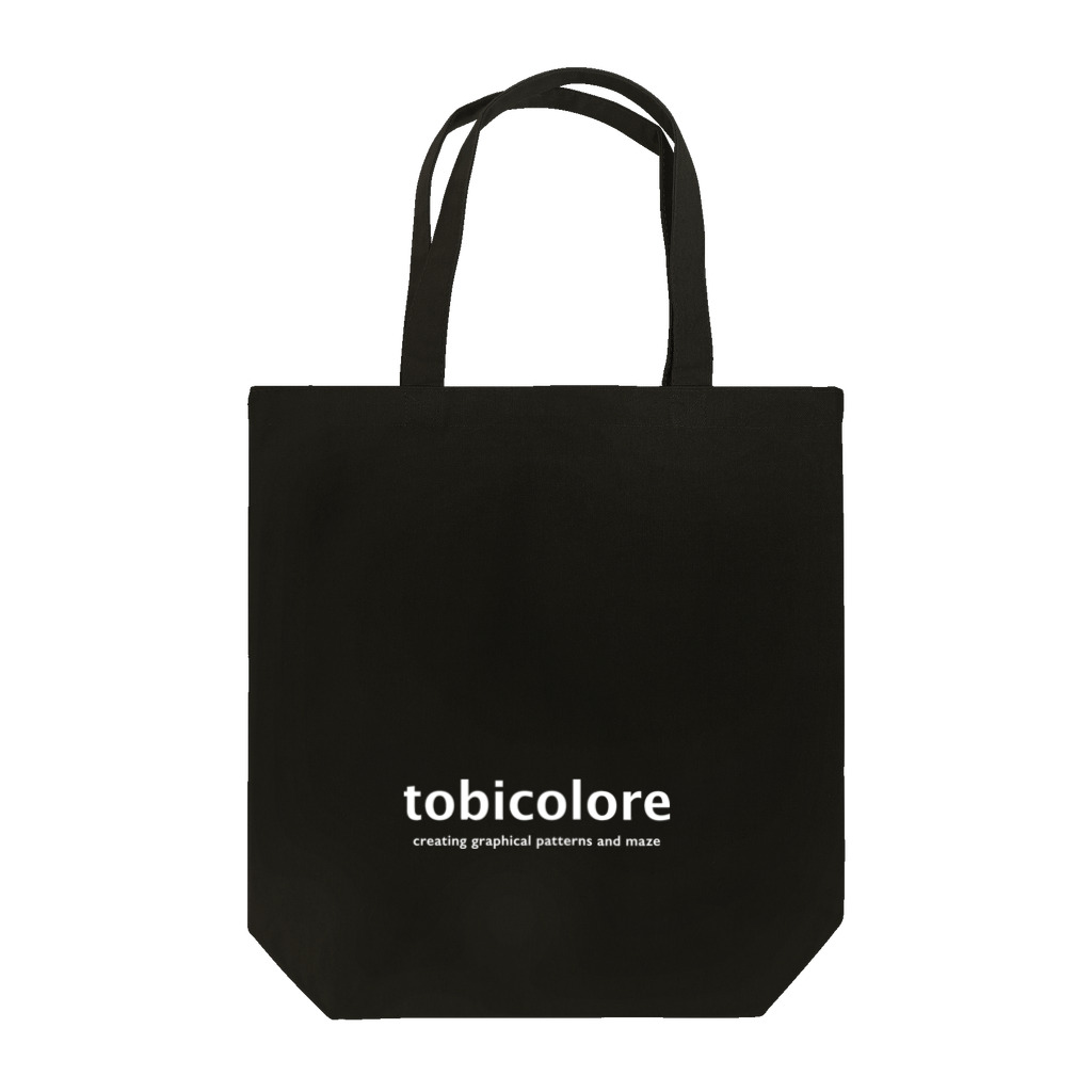 tobicoloreのtobicolore 白ロゴシリーズ トートバッグ