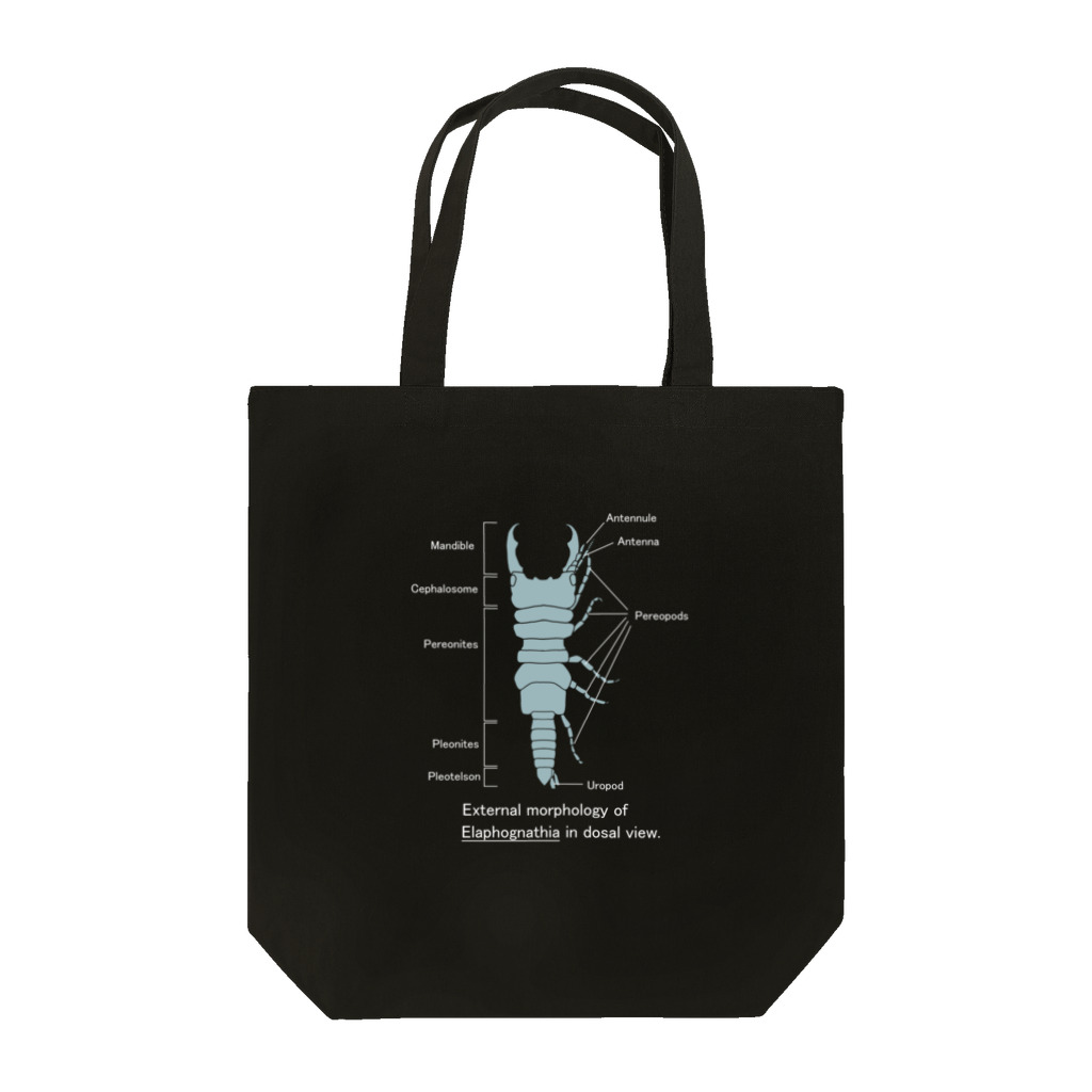 むせきつい屋さんのウミクワガタの外部形態 Tote Bag