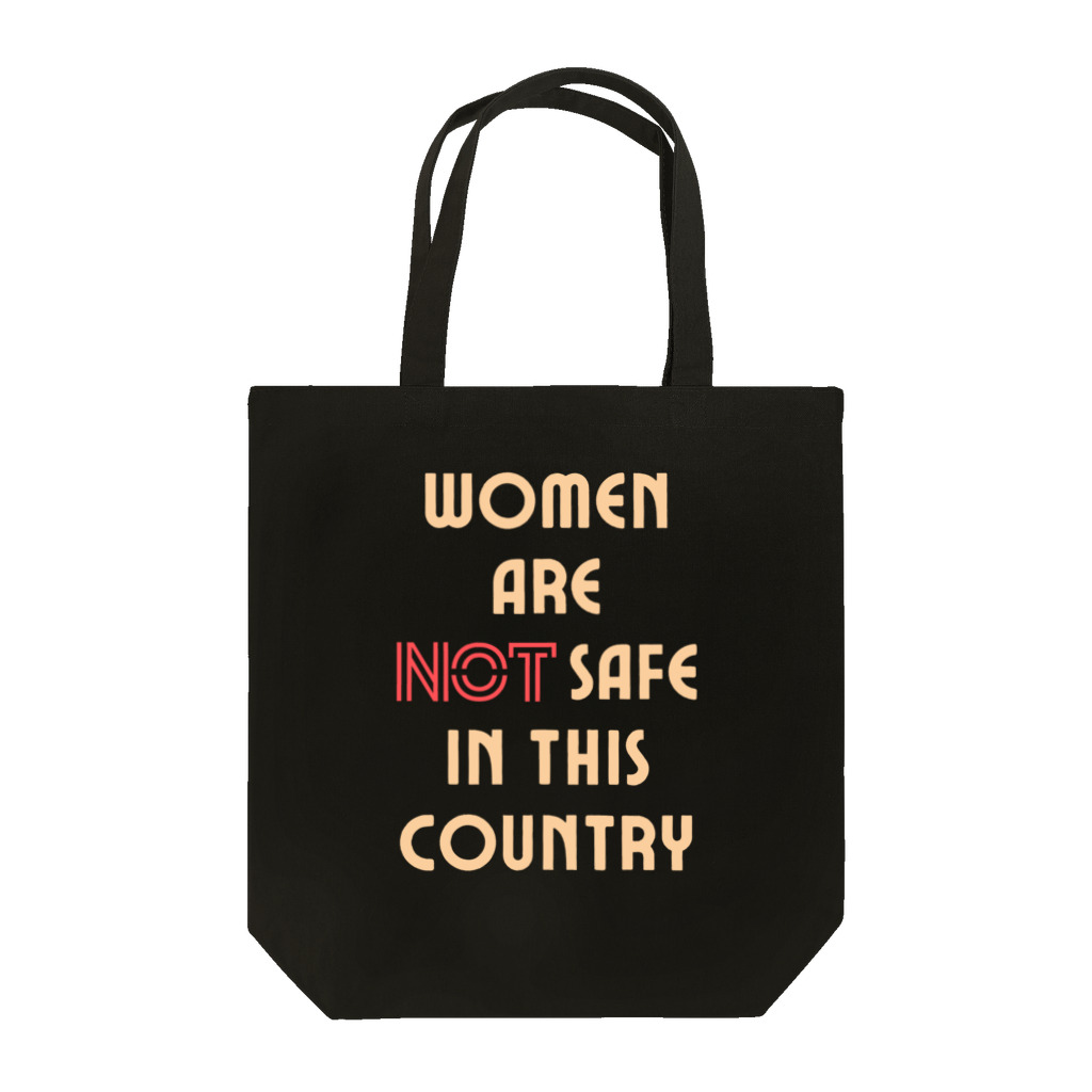 chataro123のWomen Are Not Safe in This Country Tote Bag