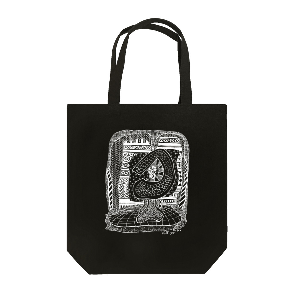 fDESIGNのkw_02w_縄文 Tote Bag