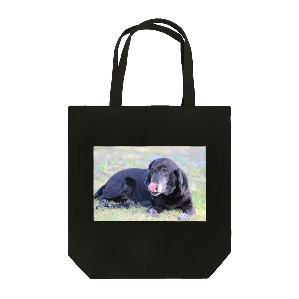 komaepxの黒ラブ　ティアラ Tote Bag