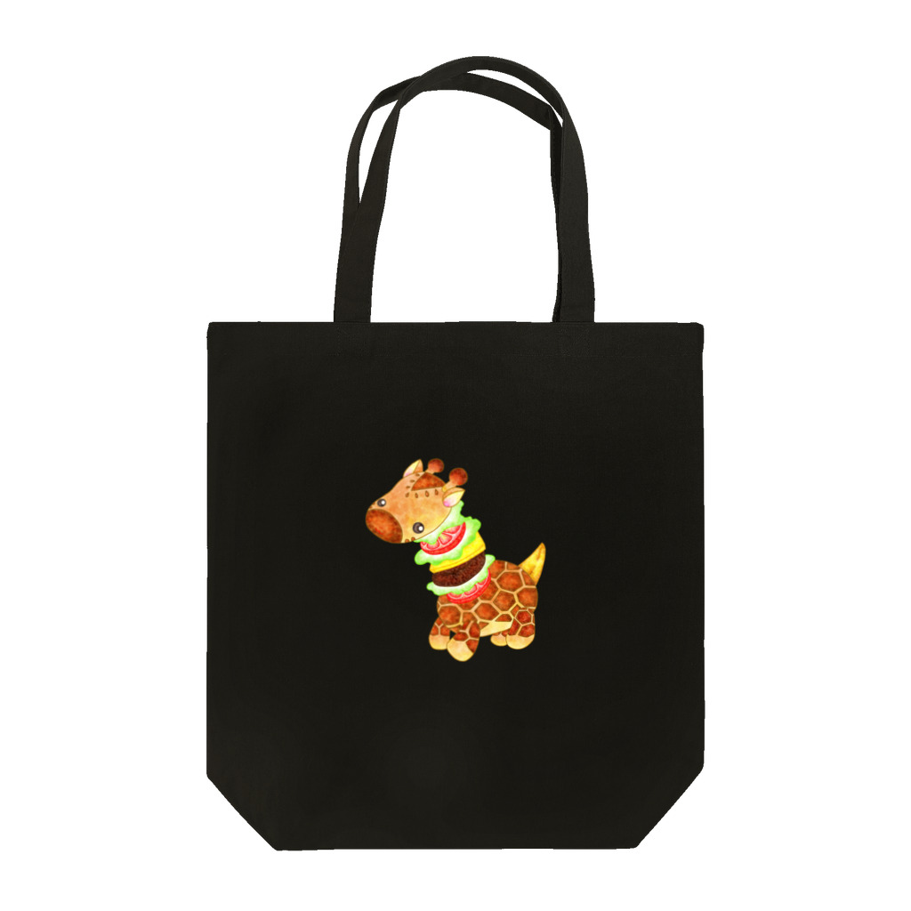 satoayaのアニマルカフェのフードアニマル　キリンバーガー Tote Bag