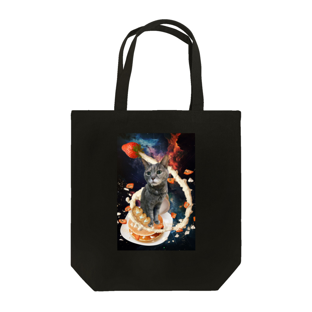 qnote_catsのりぼん_おやつ Tote Bag