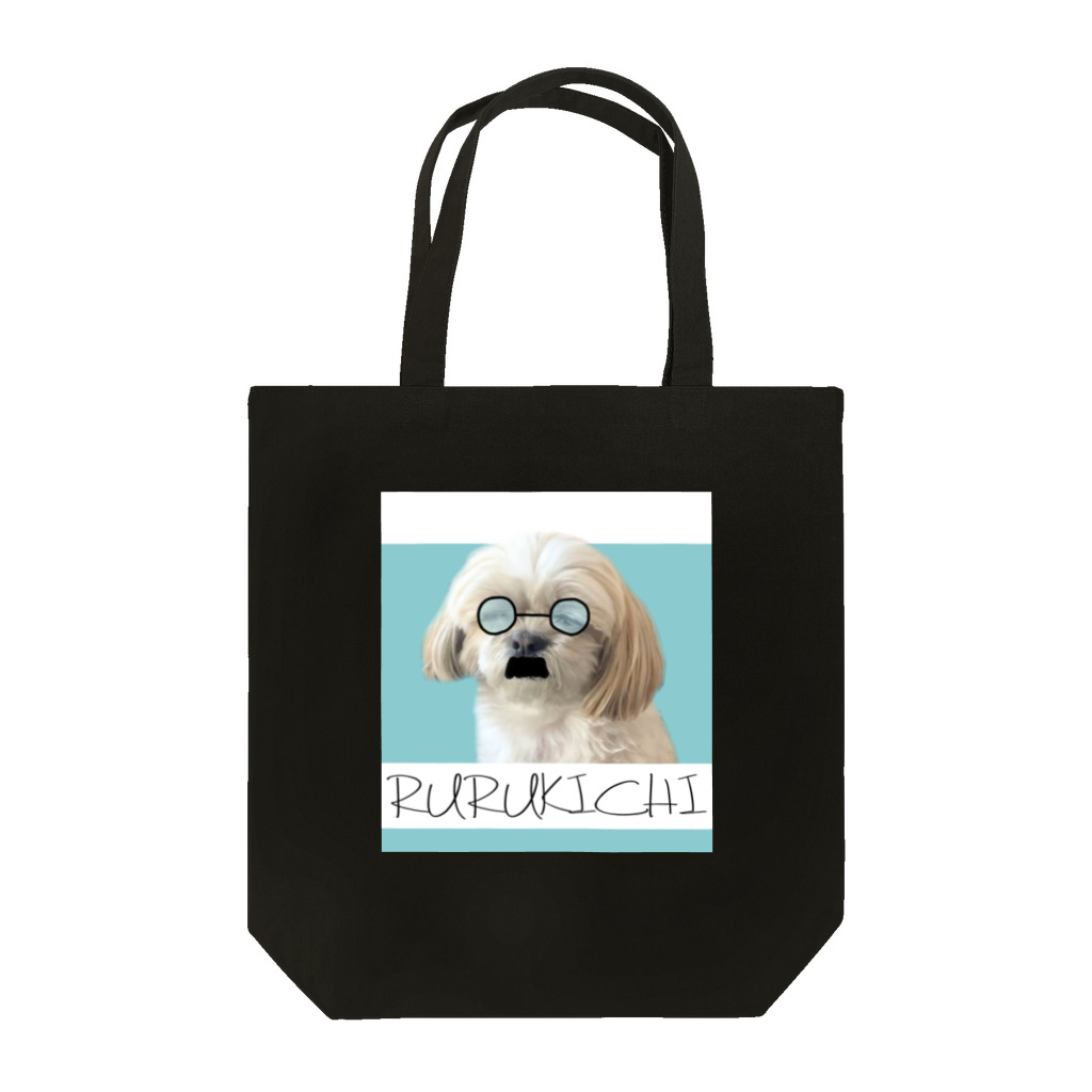 RURUKICHIのお洒落おじさん風な犬トートバッグ Tote Bag