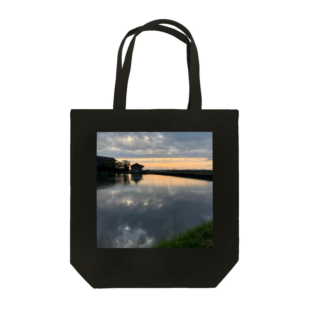 🇯🇵Ichigoichie 苺いち絵の#2 At twilight -rice field Tote Bag