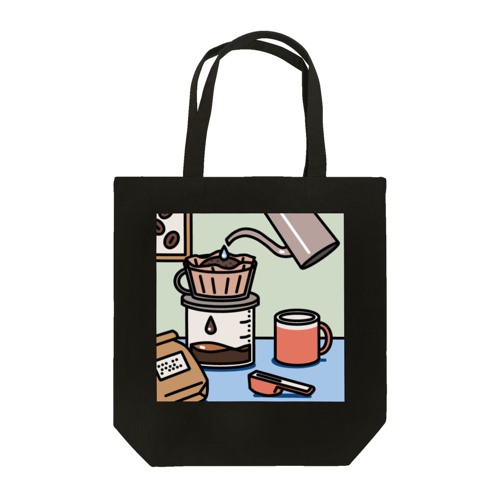 サタケ商店🐅🍛のハンドドリップコーヒー Tote Bag