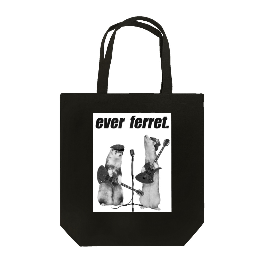 paz&sheetaのモノクロever ferret Tote Bag