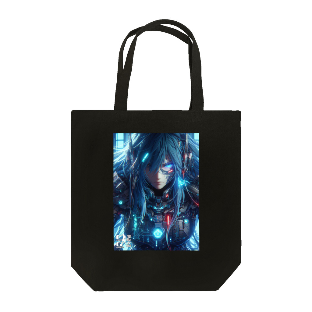 電脳女神 CyberGoddessの帝国軍 強行突撃制圧部隊 隊長【アリシア】 Tote Bag