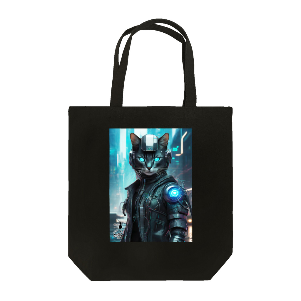 NyaoTokyoの解体屋・アウトロースター「チャーリー・ニャーン」 Tote Bag