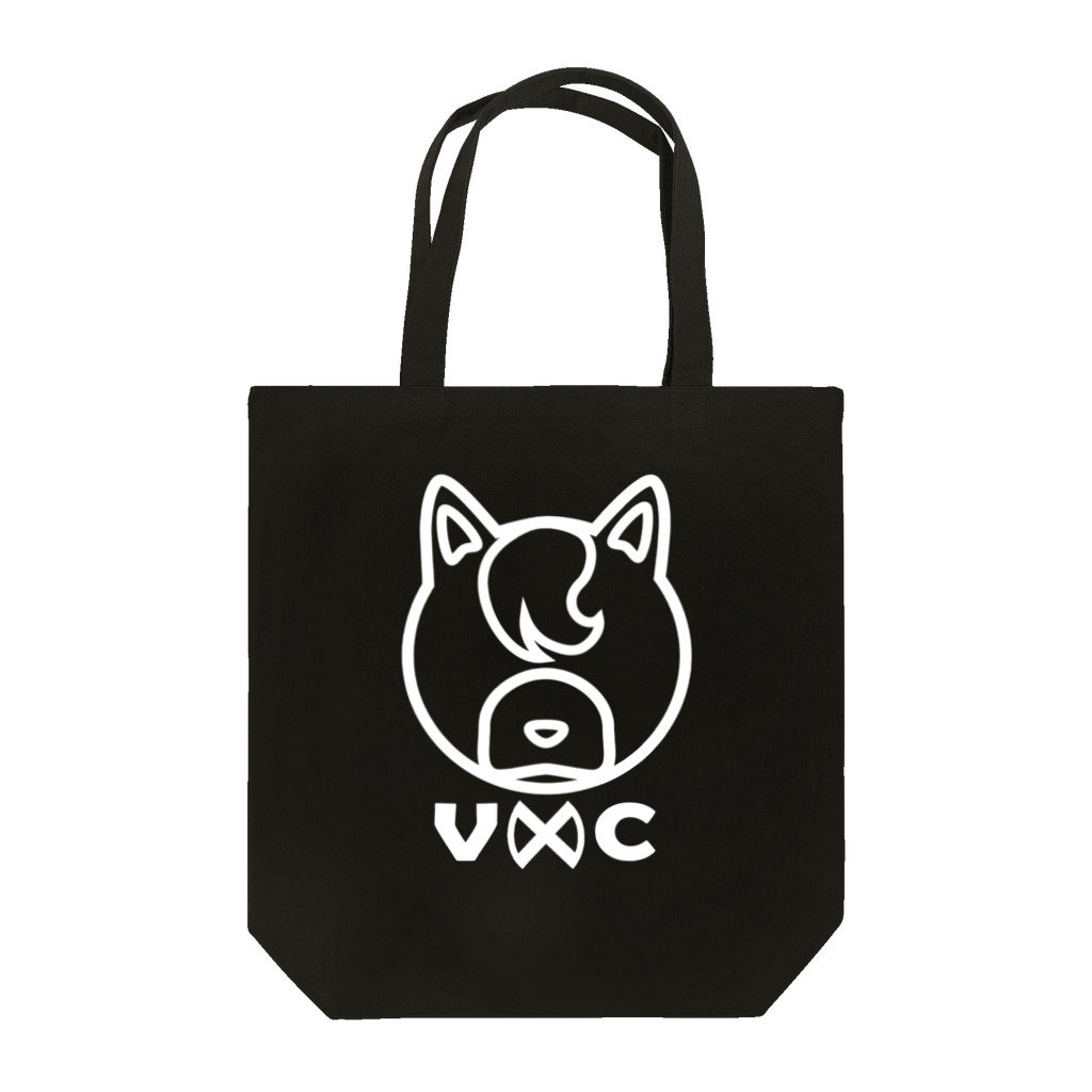 VIRTUAL CROSSのShiba Logo white  Tote Bag