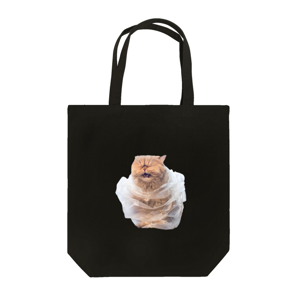 ふわのあくびする猫 Tote Bag