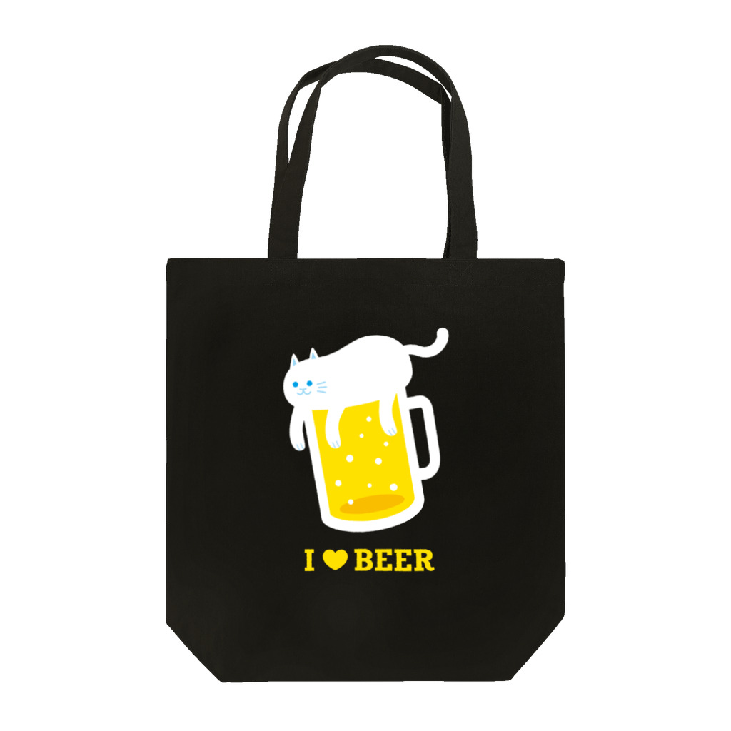 hiropo3のねこ泡ビール Tote Bag