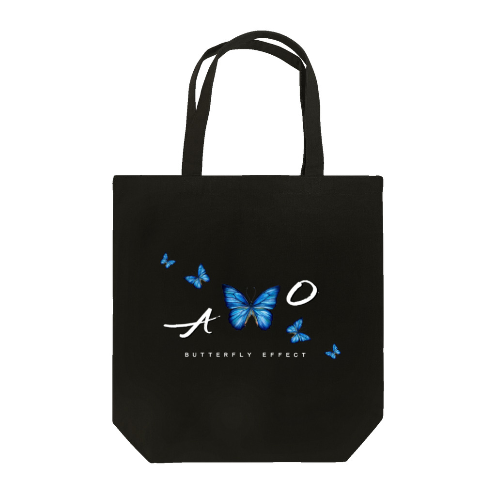 idumi-artの青い蝶　butterfly effect トートバッグ