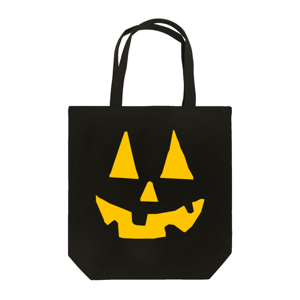 CIPANGOのハロウィン ジャック・オ・ランタン ブラックボディ Tote Bag