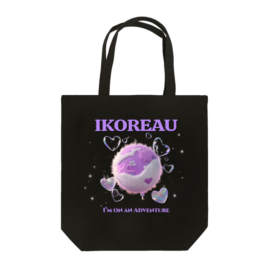 I Korea UのI KOREA U　ふわふわパープル Tote Bag