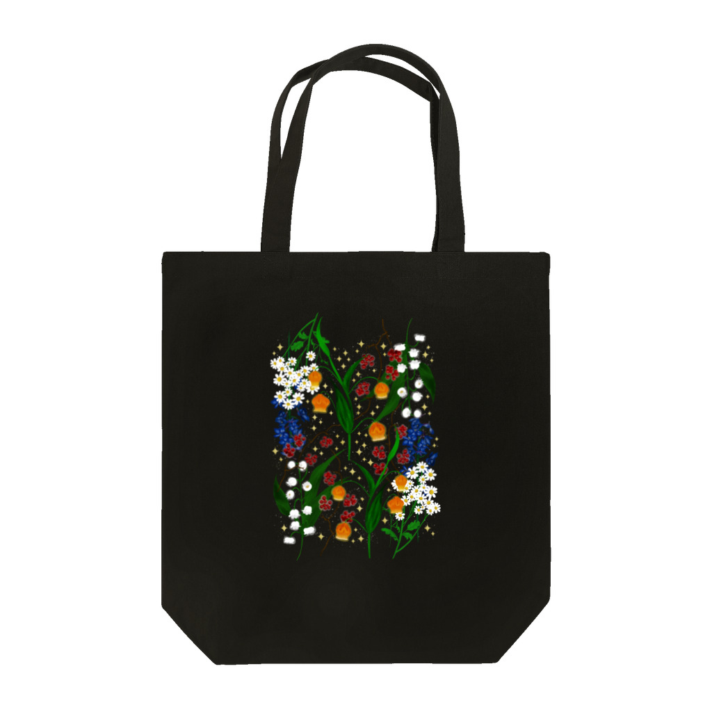 Illustrator LEONのキラキラお花図鑑 Tote Bag