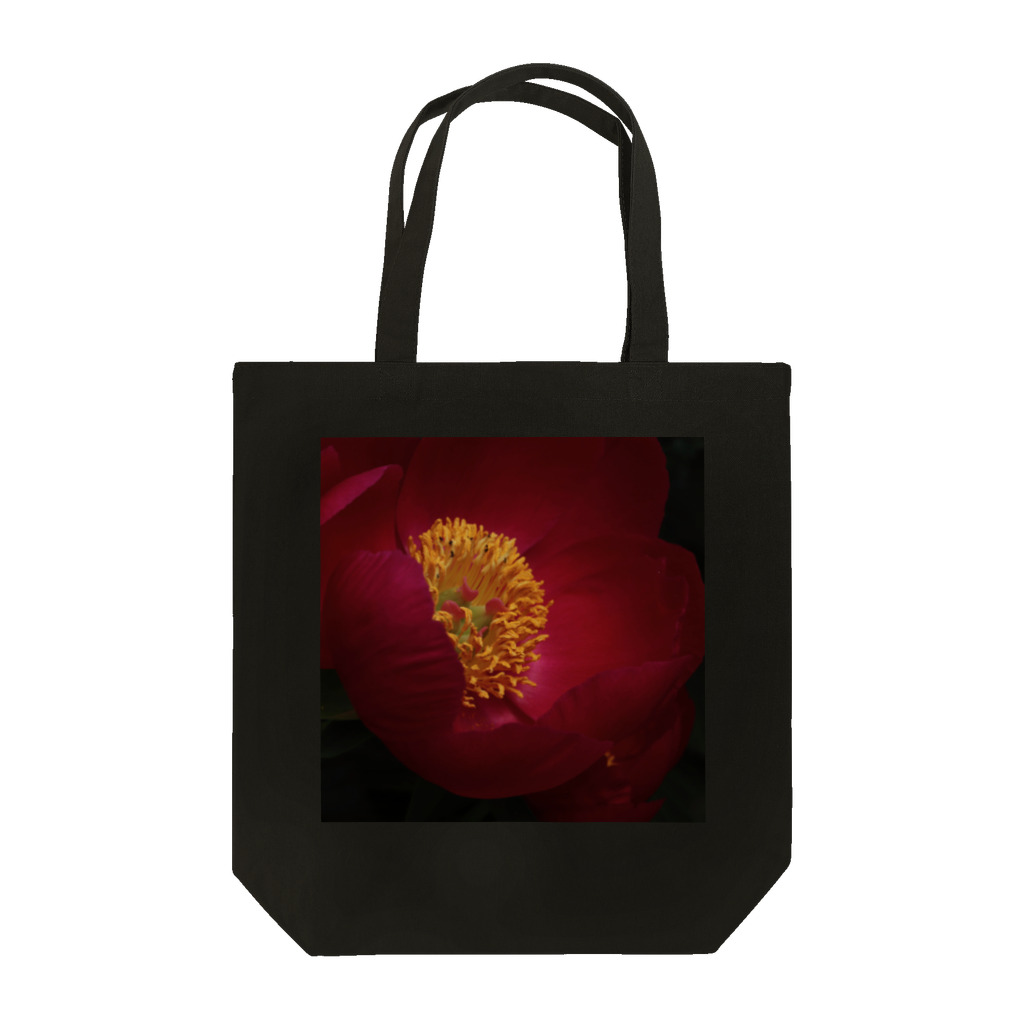 conyDesignの真っ赤なお花 Tote Bag