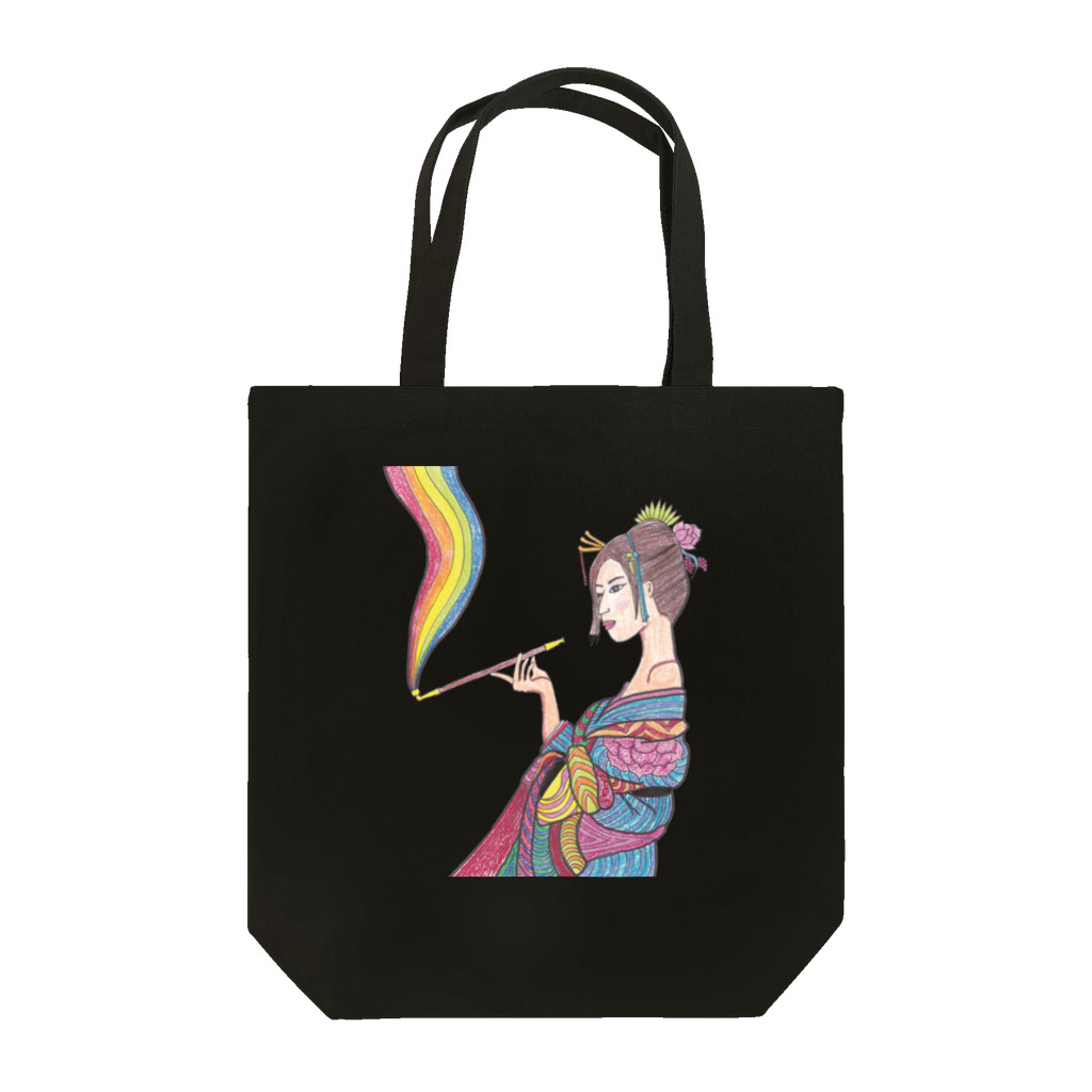 井上フヂヲのキセルと花魁 Tote Bag