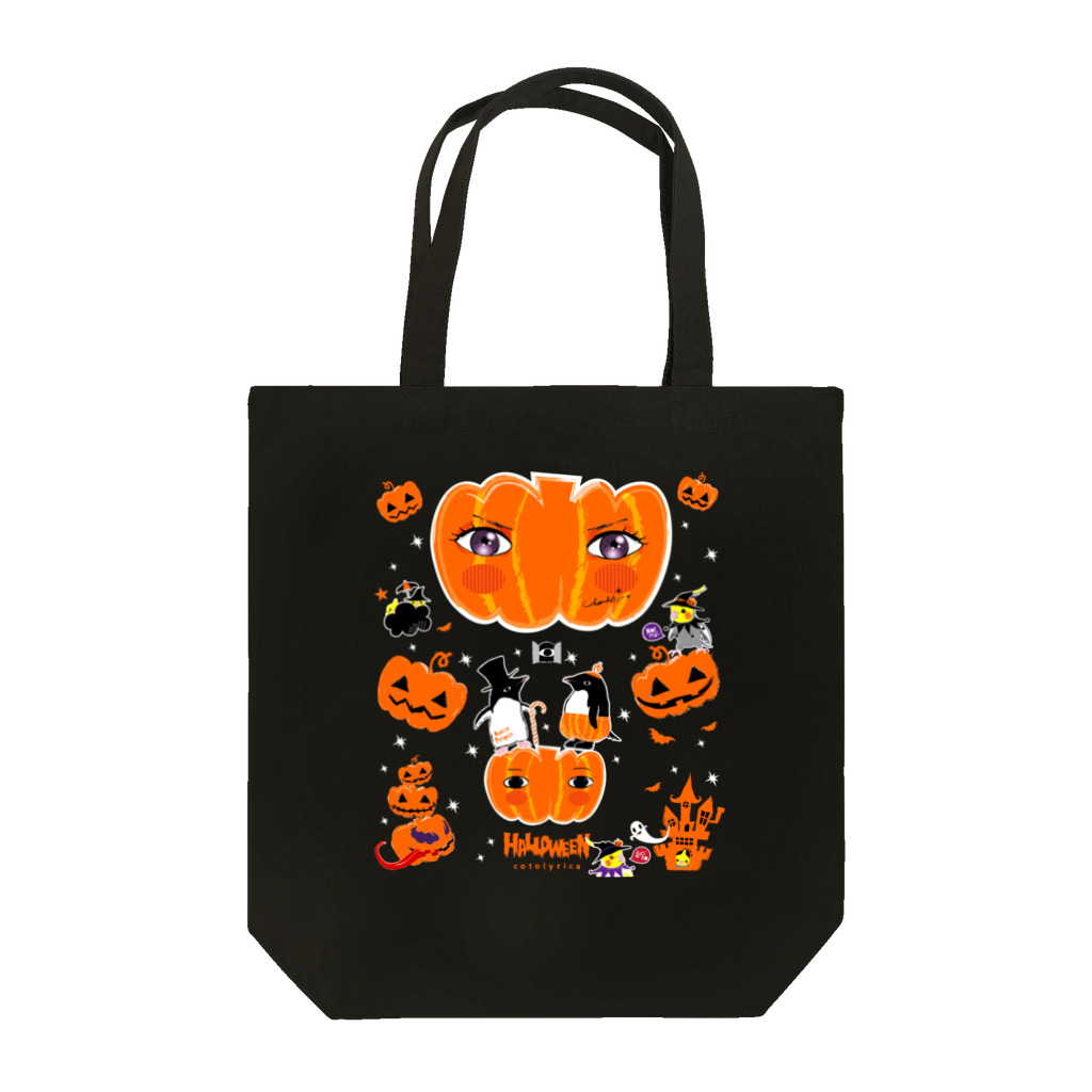 LittleLoroのTHE GREAT PUMPKIN カボチャ大王のお出まし アデリーペンギン オカメインコ Tote Bag