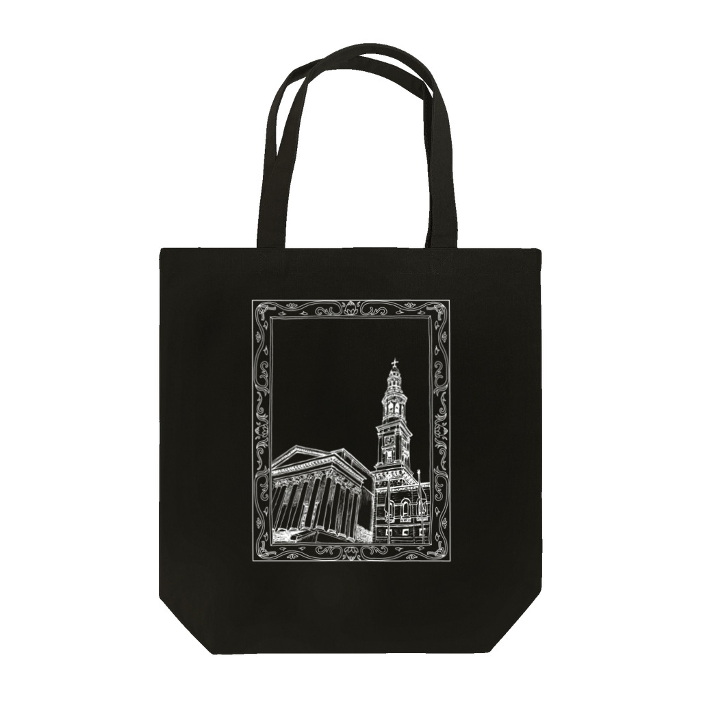 kooyukiのChurch with flame Tote Bag