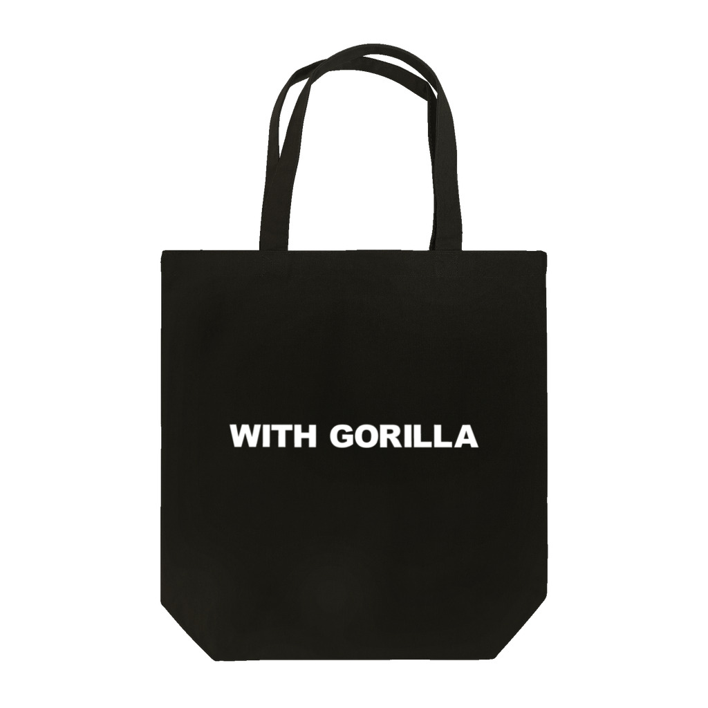 with GorillaのWITH GORILLA LOGO トートバッグ