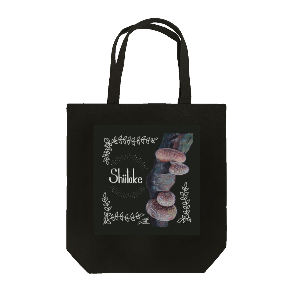 tyrannocreateのチョークアート原木椎茸 Tote Bag