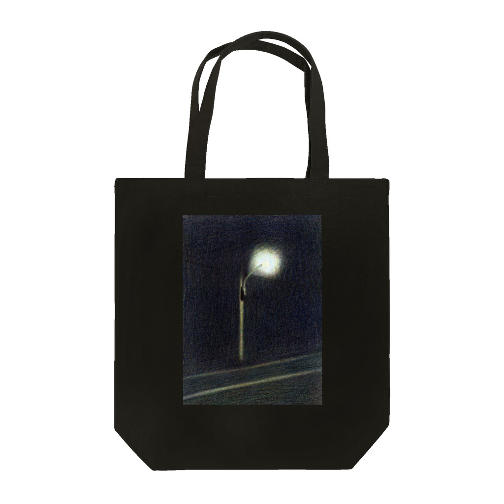 しもけんの真夜中の電柱 Tote Bag