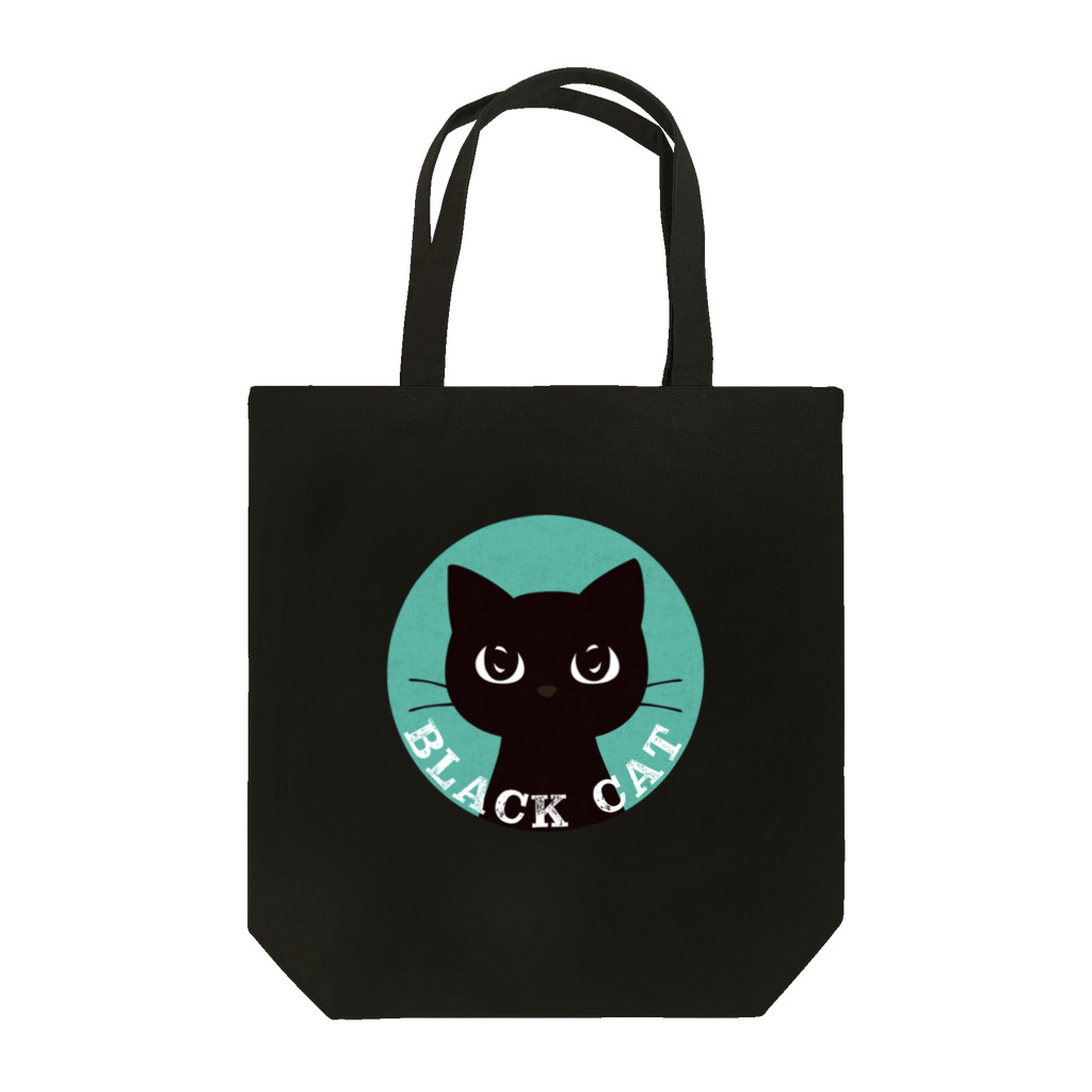 あずき缶のBLACK CAT Tote Bag