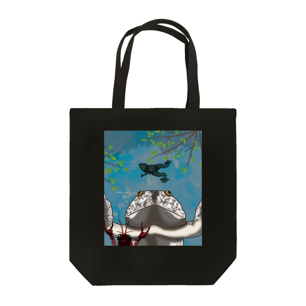 Drecome_Designのアフリカツメガエル Tote Bag