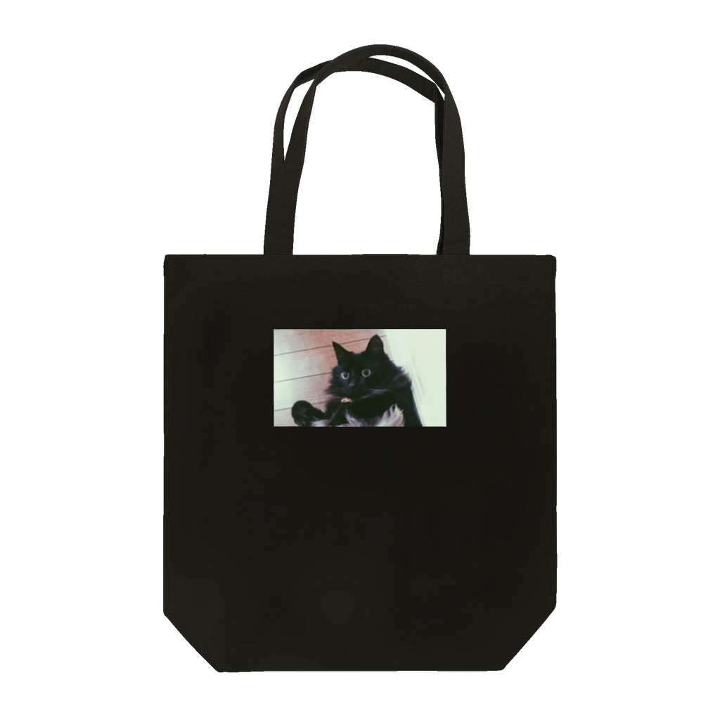 黒猫の住処の黒猫びっくりシリーズ Tote Bag