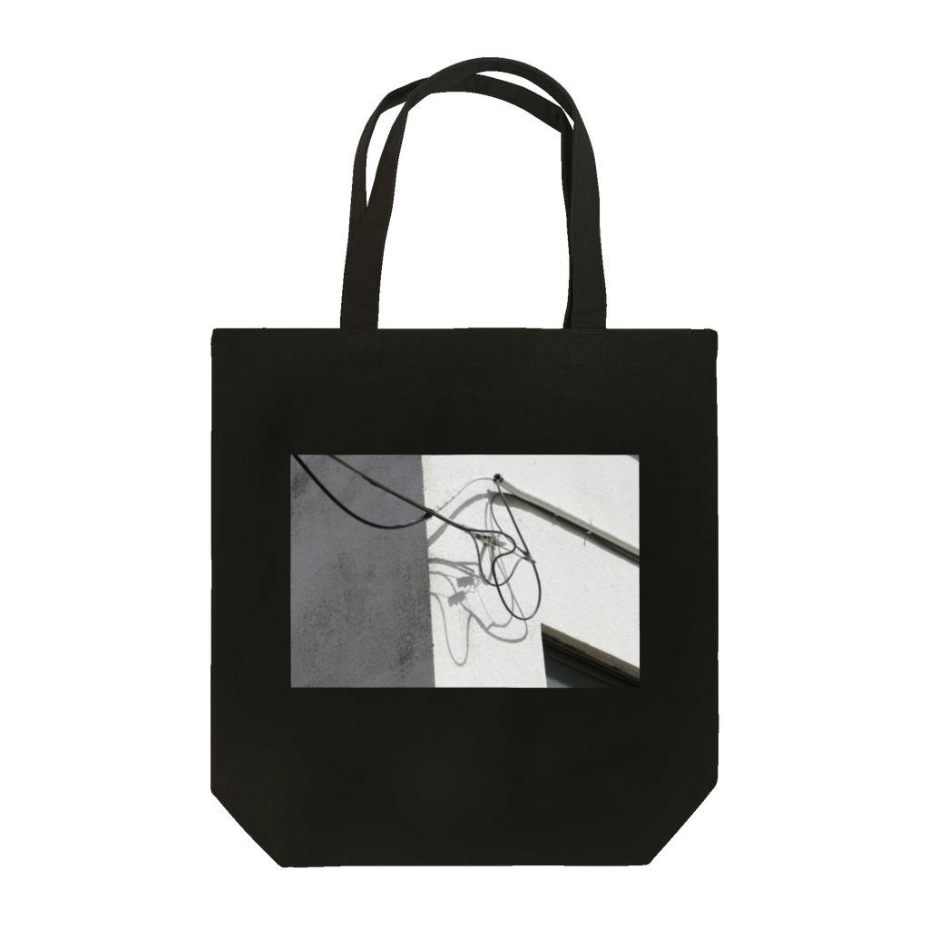 石山蓮華の電線とハート Tote Bag