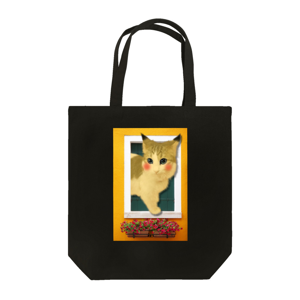 𝙈𝙊𝙈𝙊'𝙨 𝙎𝙝𝙤𝙥の黄色いMOMO　開店記念 特別価格　 Tote Bag