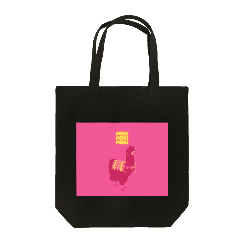 Miyon_ShopのPINKのアルパカ001 Tote Bag