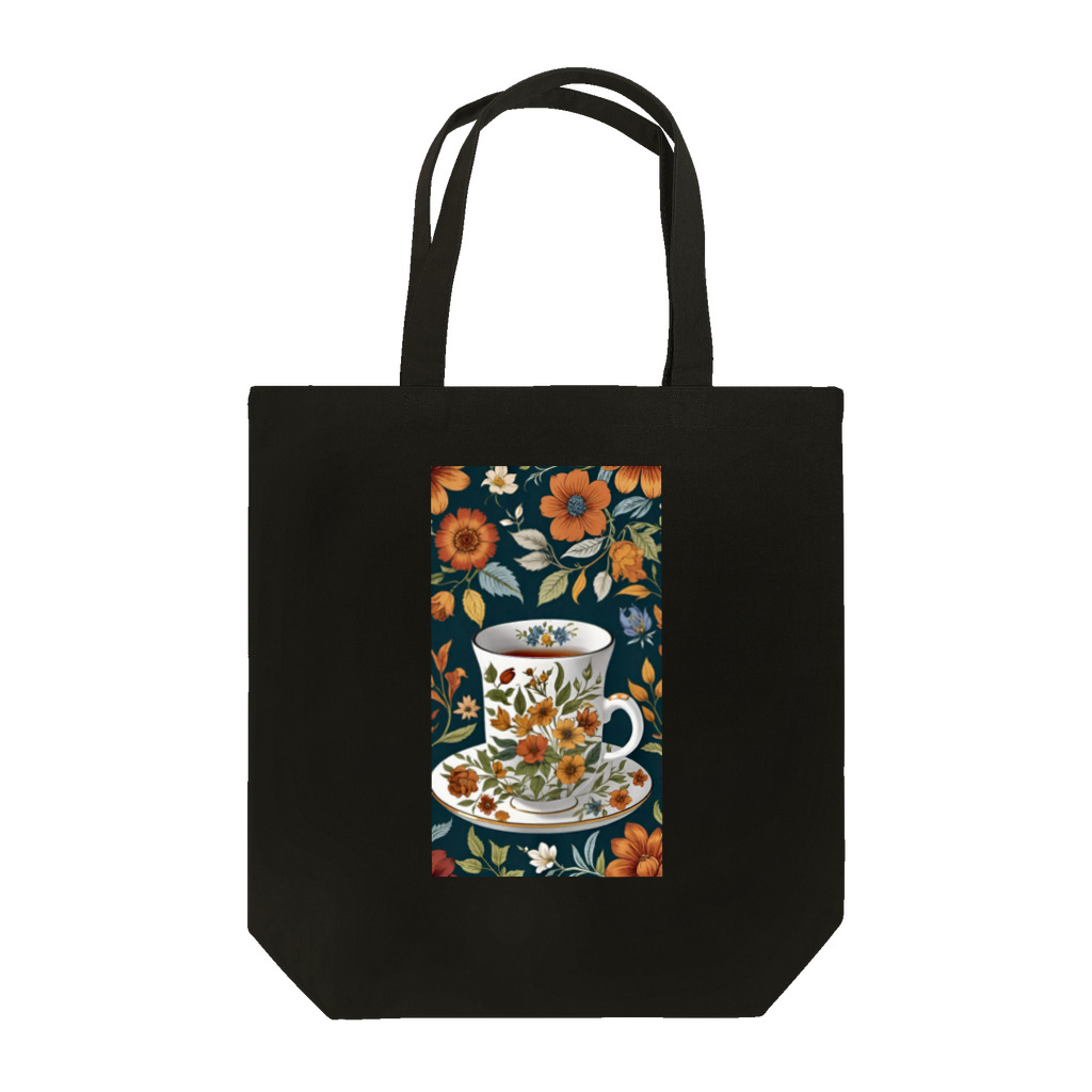 (っ◔◡◔)っ ♥ Le Petit Trésor ♥の花の詩カップ(The Flower Poetry Cup) Tote Bag