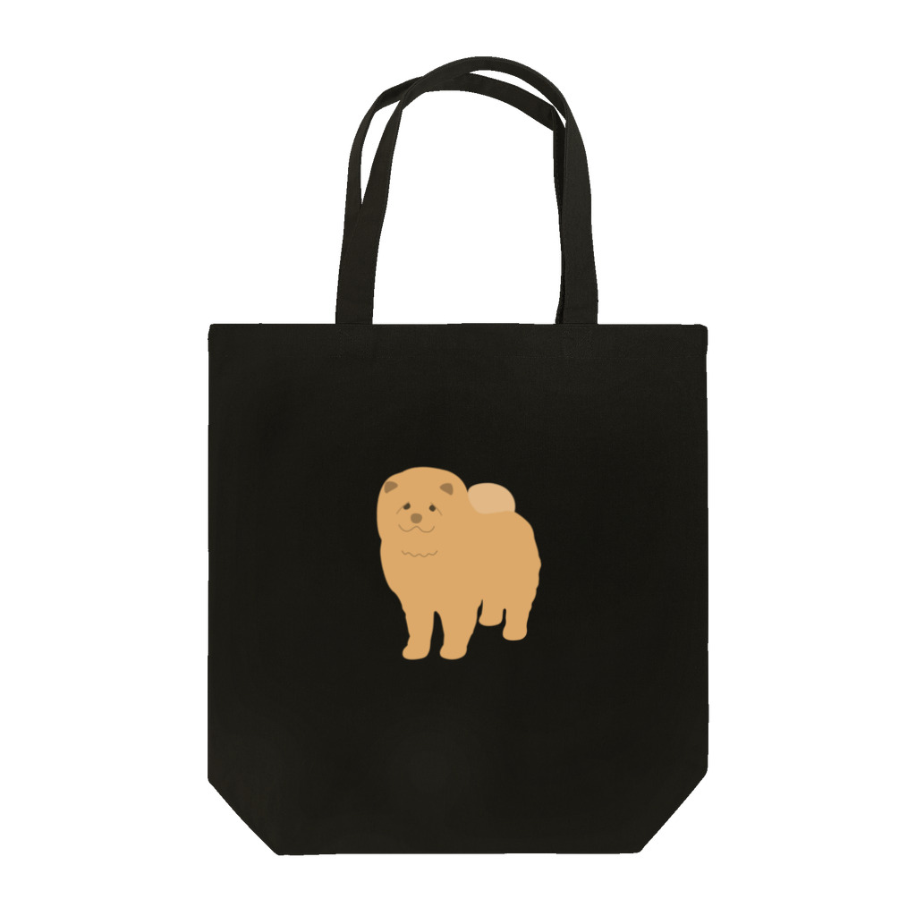 ゆいたっく／犬イラストのチャウチャウ Tote Bag