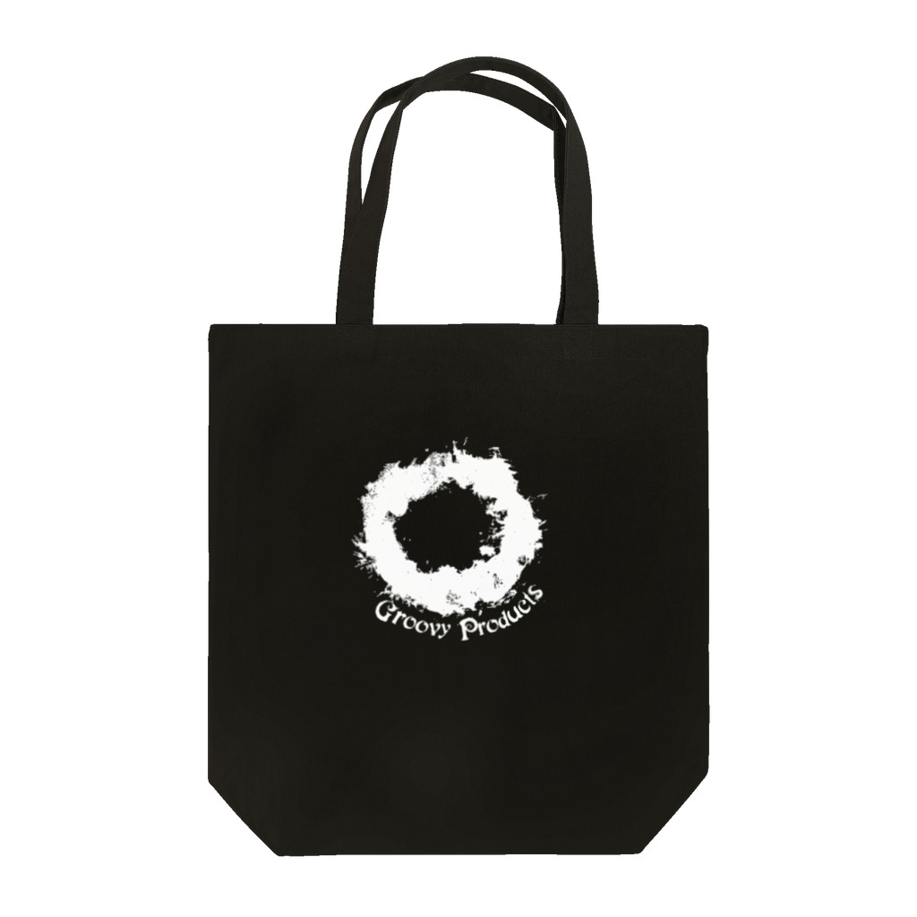 Groovy Productsのロゴトートバッグ(白文字/小) Tote Bag