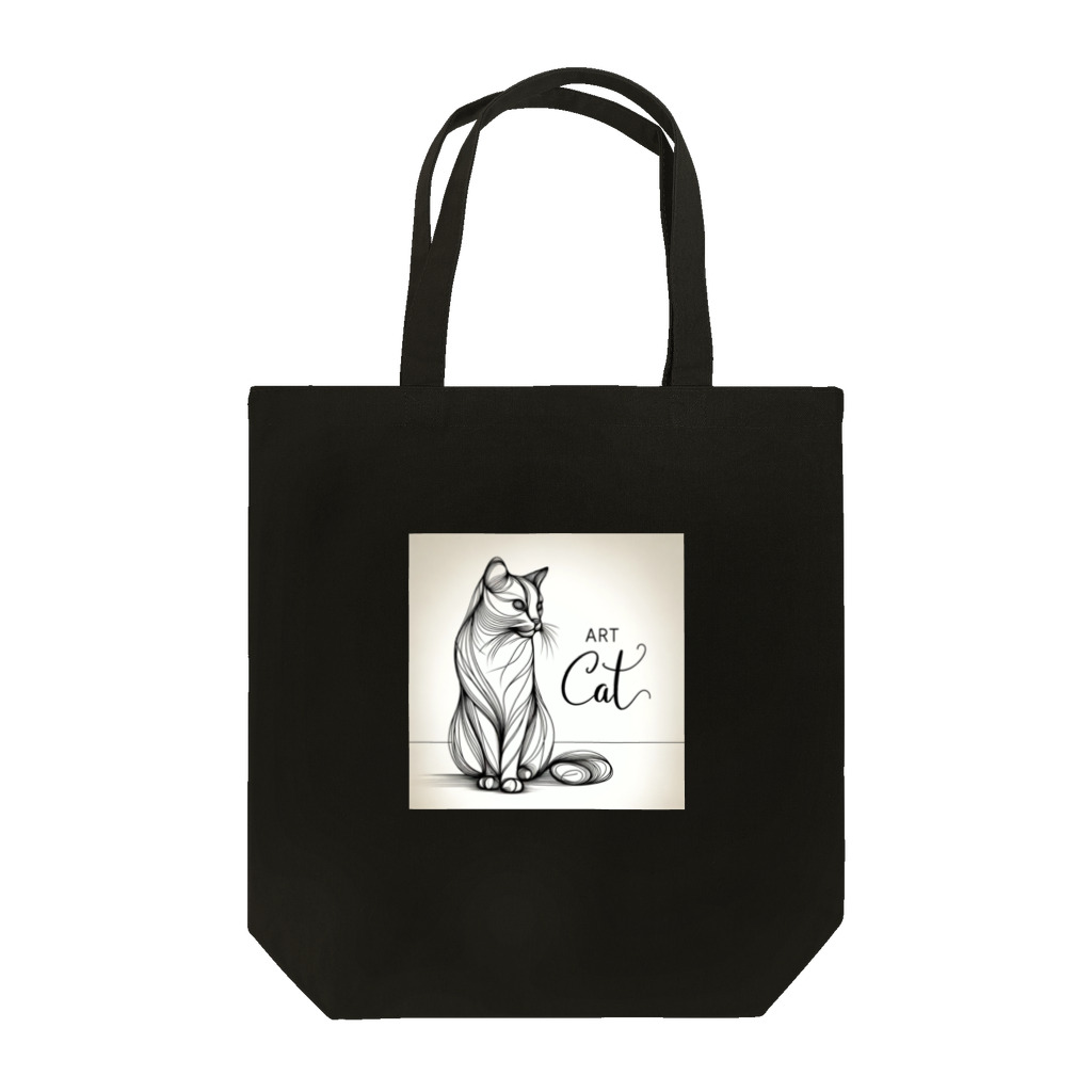 cat houseのart cat Tote Bag