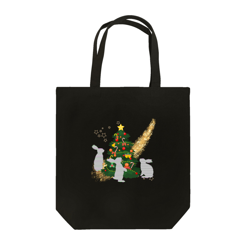 Rabbitflowerのうさのクリスマス Tote Bag
