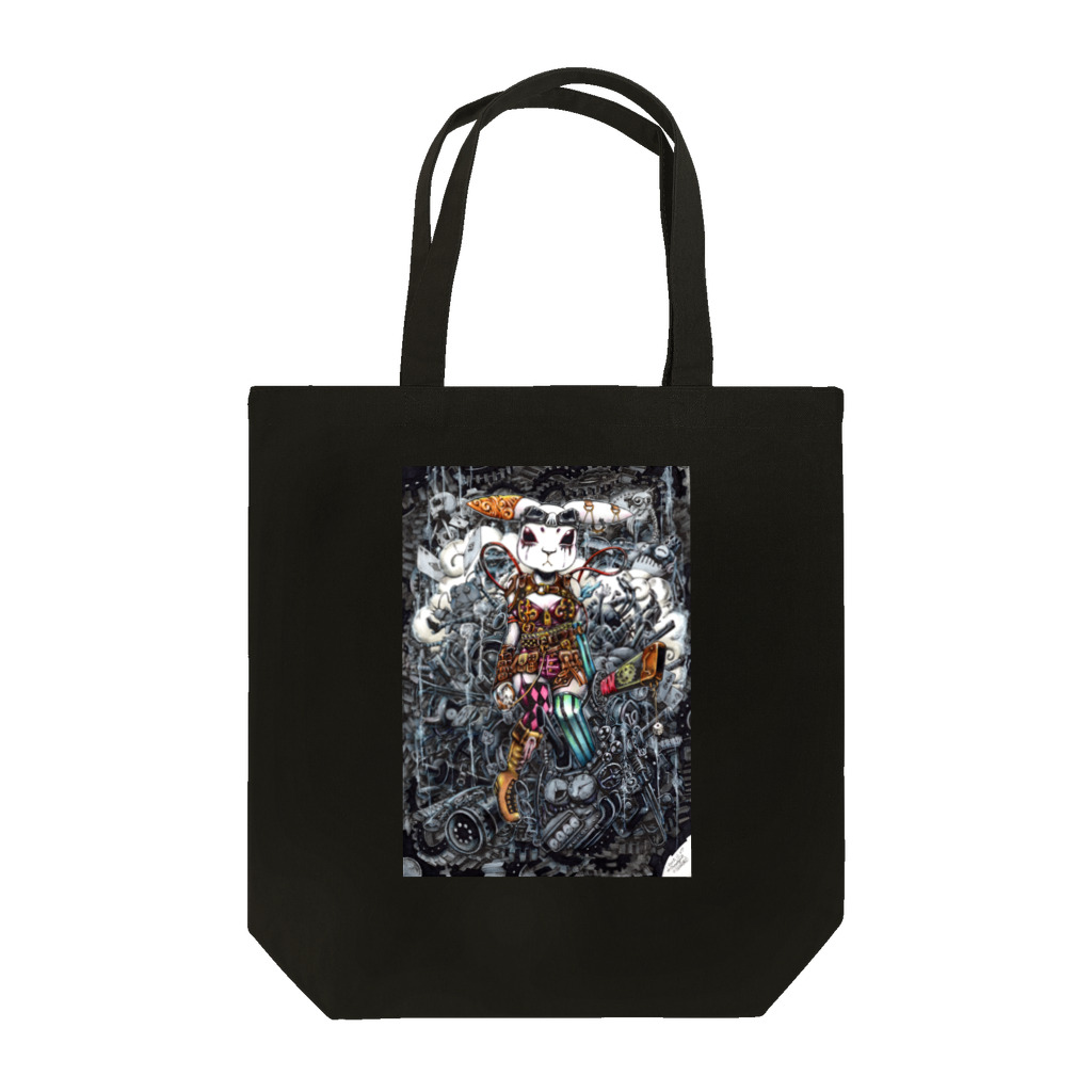 月が輝くこんな夜にの門番 Tote Bag