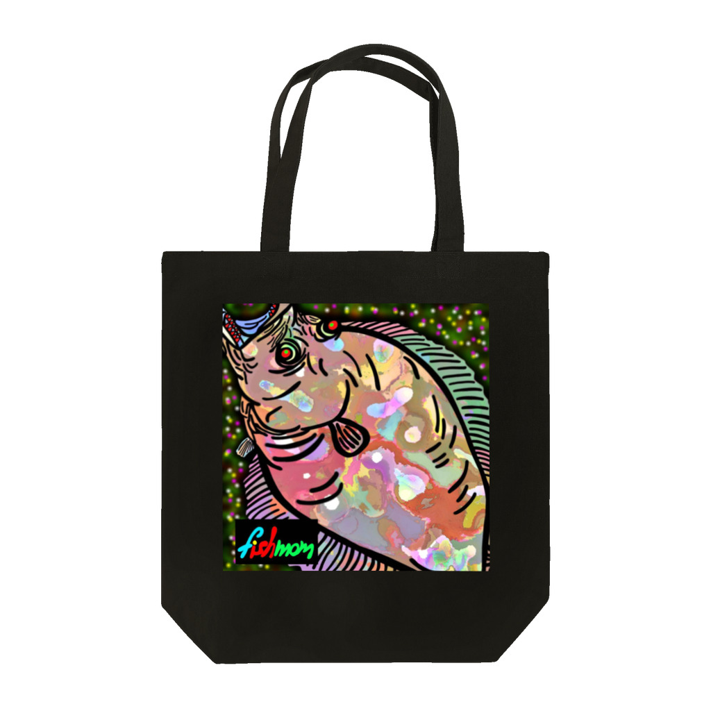 FISH MOM（デザイナー：うーまま）のヒラメ Tote Bag