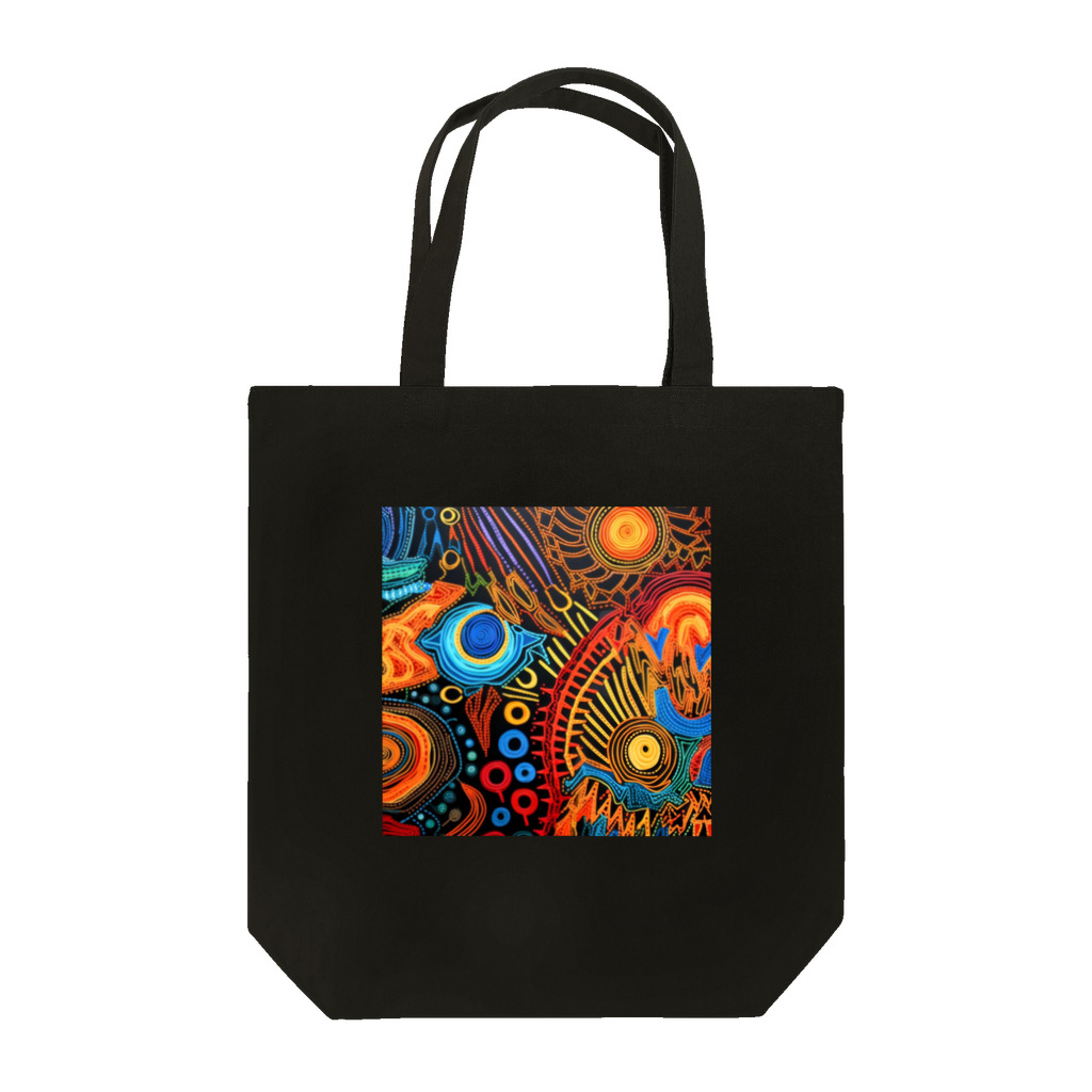 Erika_ArtistryのPsychede Calico #1 Tote Bag