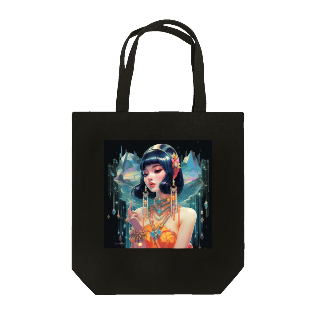 mushroomallowのCRYSTAL GIRL -B- Tote Bag