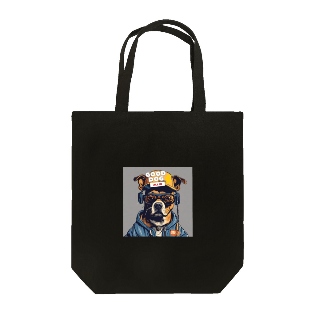 reon-5のちょっとストリート感のある犬のデザインです。 Tote Bag