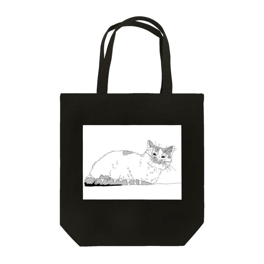 Neko4の猫トートバッグ Tote Bag