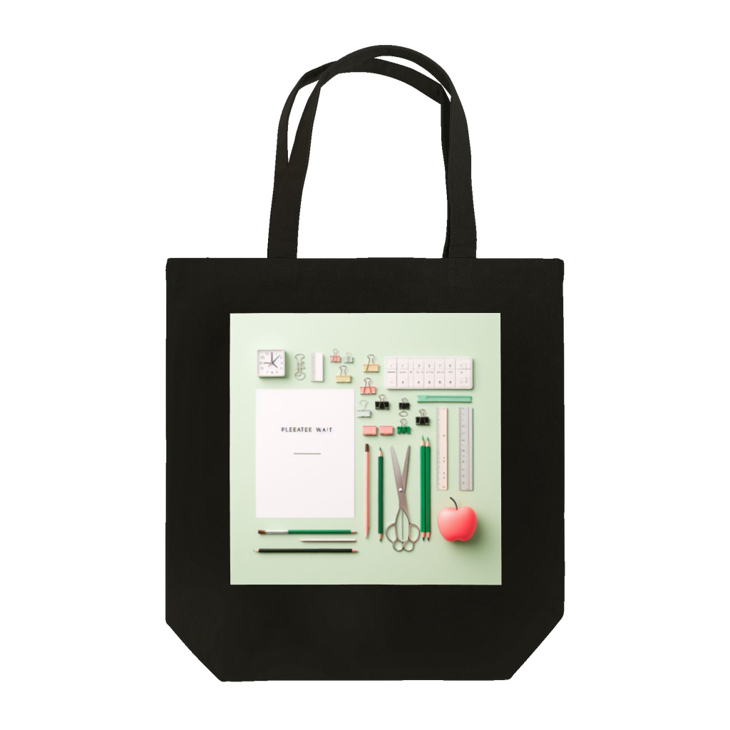 Lock-onの文房具大好き❤緑色02 Tote Bag