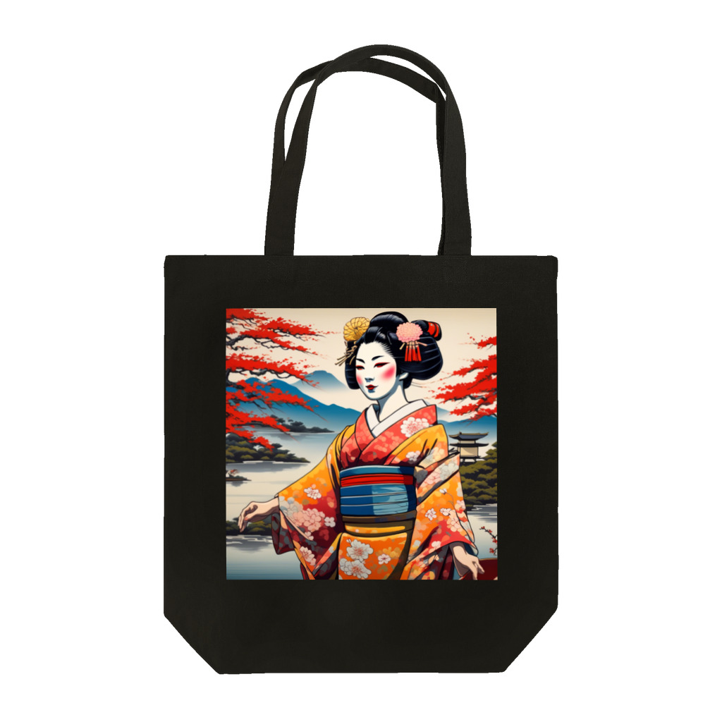 日本の風景 COOL JAPANの日本の風景:舞妓さん、Jpanese senery:MAIKO Tote Bag