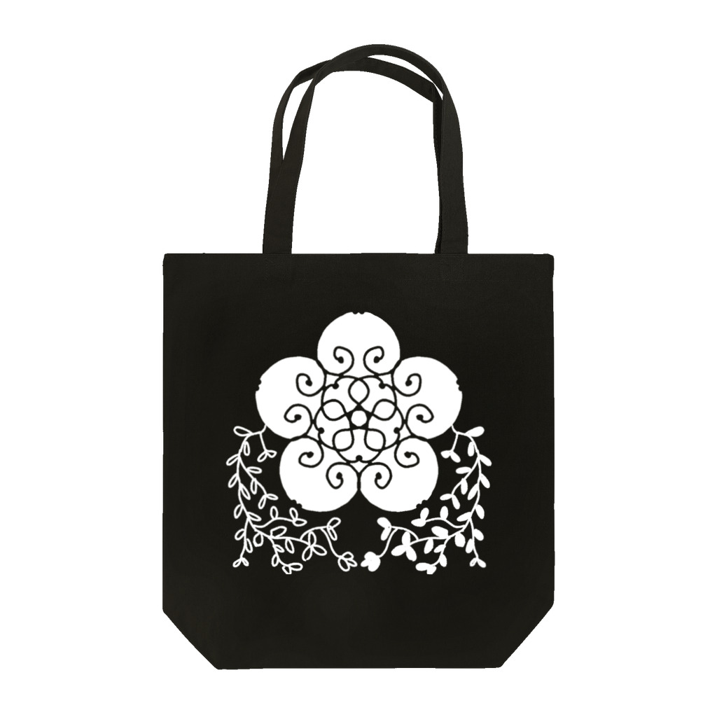 hnbs_souの黒でしか見えない花 Tote Bag