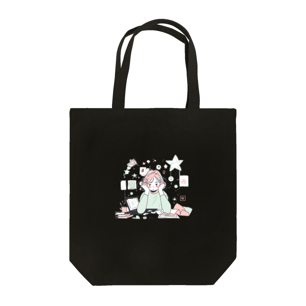 Nyui88のどうしよう Tote Bag