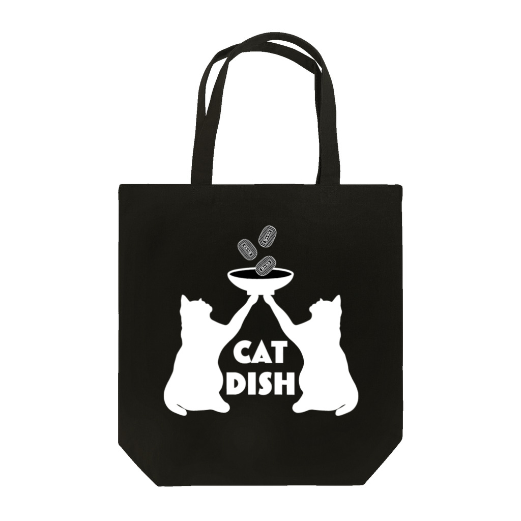 ハナイロの落語シリーズ　猫の皿 トートバッグ